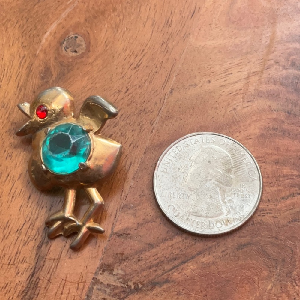 Vintage bird pin - Picture 2 of 3